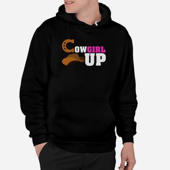 Cowgirl Up Horse Country Western Cute Funny Hoodie - Thegiftio UK