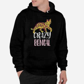 Crazy Bengal Lady – Cute Bengal Cat Lovers Hoodie | Crazezy CA