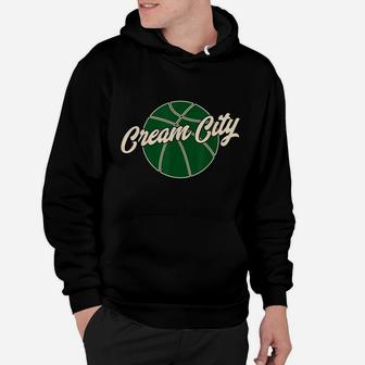 Cream City Retro Vintage Milwaukee Basketball Wisconsin Hoodie | Crazezy UK