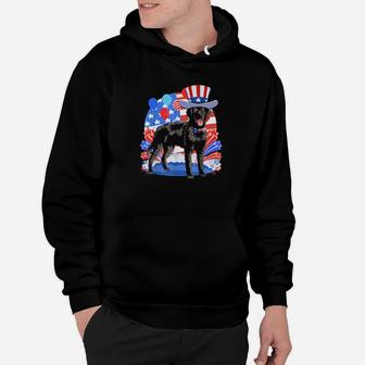 Curlycoated Retriever Merica 4Th Of July Patriotic Dog Hoodie - Monsterry