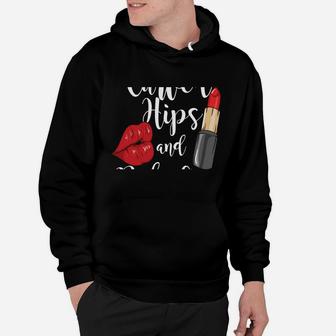 Curved Hips And Red Lips For Curvy Strong Women And Girl Hoodie | Crazezy AU