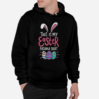 Cute Bunny Lover Gifts Men Women This Is My Easter Pajama Hoodie | Crazezy DE