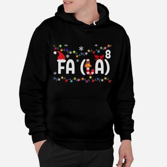 Cute Christmas Math Fa La La Funny Xmas Gift Idea Women Men Sweatshirt Hoodie | Crazezy UK
