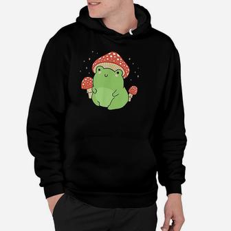 Cute Frog Mushroom Hat Hoodie | Crazezy CA