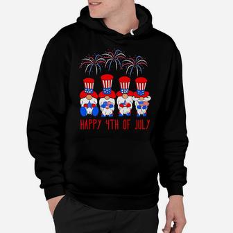 Cute Patriotic Gnomes American Happy 4Th Of July Hoodie | Crazezy