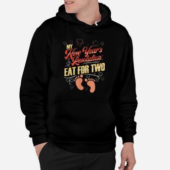 Cute Pregnancy Expectant Mother New Years Hoodie - Monsterry UK