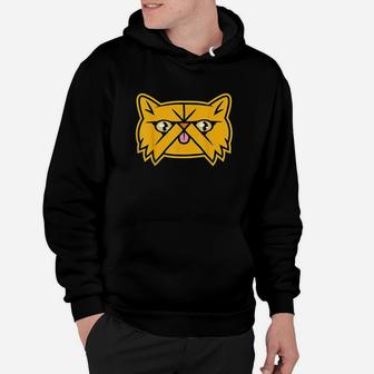Cute Smooshed Face Orange Persian Cat Graphic Hoodie | Crazezy
