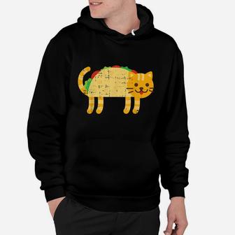 Cute Taco Cat Funny Cinco De Mayo Pet Owner Foodie Mexican Hoodie | Crazezy