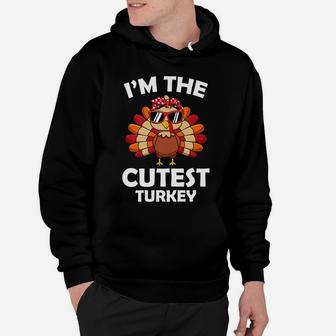 Cutest Turkey Family Group Matching Thanksgiving Party Gift Hoodie | Crazezy AU