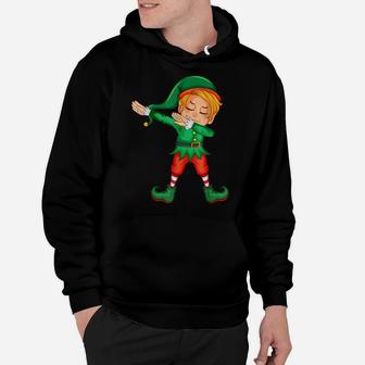 Dabbing Elf Christmas | X-Mas Gnome Cool Elves Gift Hoodie | Crazezy