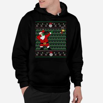 Dabbing Santa Duck Hunting Ugly Xmas Sweater Hunter Gift Sweatshirt Hoodie | Crazezy AU