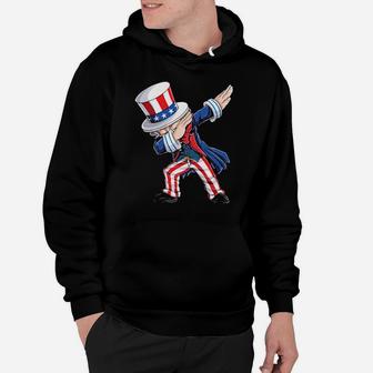 Dabbing Uncle Sam 4Th Of July American Flag Hoodie - Monsterry CA