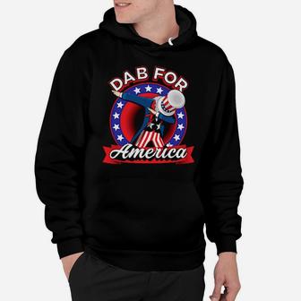 Dabbing Uncle Sam 4Th Of July Dab For America Hoodie - Monsterry