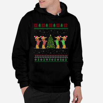 Dachshund Dog Christmas Ugly Sweater Dachshund Xmas Gift Hoodie | Crazezy