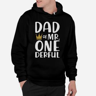 Dad Of MrOnederful Father's Day Gift Hoodie | Crazezy