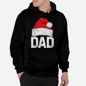 Dad Santa Christmas Family Matching Pajamas Papa Xmas Gifts Hoodie | Crazezy