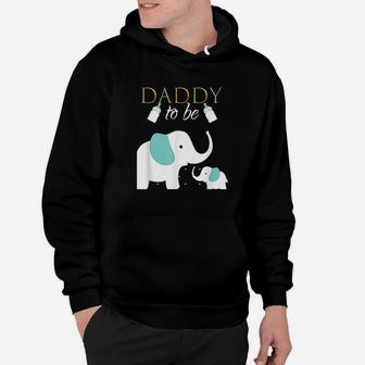 Dad To Be Elephant Baby Shower For Boy Hoodie - Thegiftio UK