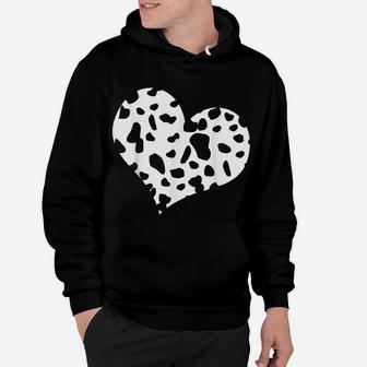 Dalmatian Gift Funny Heart Hoodie | Crazezy AU