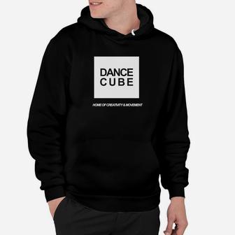 Dance Cube Grafik-Hoodie: Heimat der Kreativität & Freude – Schwarz - Seseable