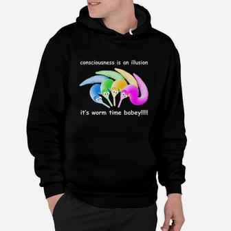 Death Is Inevitable Worm On A String Meme Hoodie | Crazezy