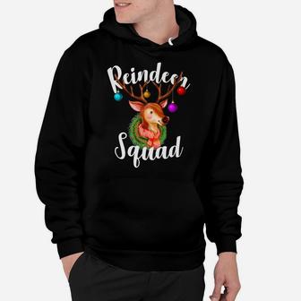 Deer Squad Christmas Gift For Kids Funny Xmas Matching Hoodie | Crazezy UK