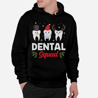Dental Squad Clothing Holiday Gift Funny Christmas Dentist Hoodie | Crazezy