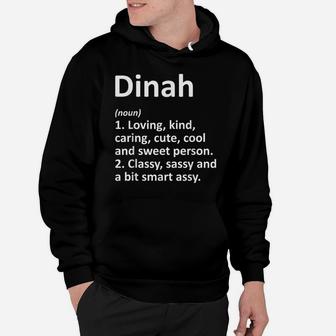 Dinah Definition Personalized Name Funny Birthday Gift Idea Hoodie | Crazezy
