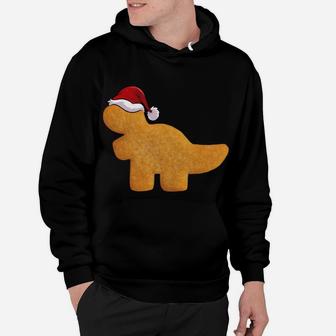 Dino T-Rex Chicken Nugget | Funny Tyrannosaurus Christmas Sweatshirt Hoodie | Crazezy