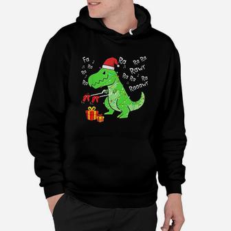 Dinosaur Fa Ra Ra Ra Rawr T Rex Funny Christmas Hoodie - Thegiftio UK