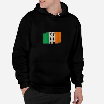 Dirt Biker Irish Flag Motocross Racer Hoodie - Monsterry
