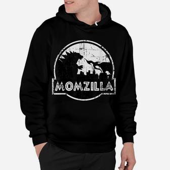Distressed Funny Mother's Day Gift Momzilla Birthday For Mom Hoodie | Crazezy