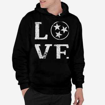Distressed Vintage Tennessee State Flag Retro Love Tennessee Hoodie | Crazezy