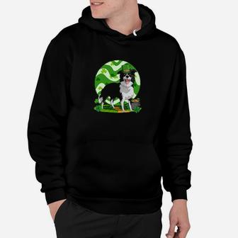 Dog Border Collie Dog Irish Leprechaun St Puppy Pet Hoodie - Monsterry