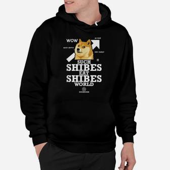 Dogecoin Shibes Eat Shibes Cryptocurrency Hodler Doge Hoodie - Monsterry DE