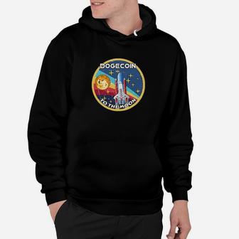 Dogecoin To The Moon Hoodie - Monsterry AU