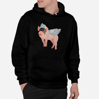 Dont Ever Stop Believing Pig Pink Flying Pig Hoodie | Crazezy CA