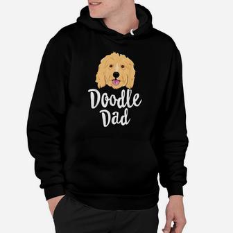 Doodle Dad Men Goldendoodle Dog Puppy Father Gift Hoodie | Crazezy