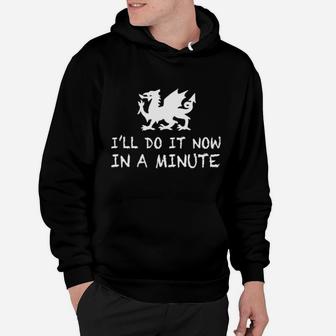 Dragon I'll Do It Now In A Minute Hoodie - Monsterry