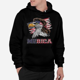 Eagle Mullet American Flag America 4Th Of July Hoodie - Monsterry