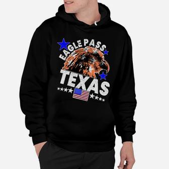 Eagle Pass Tx American Flag Texas Hoodie | Crazezy