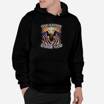 Eagles American Flag One Nation Under God Hoodie - Monsterry AU