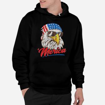 Eagles Mullet American Flag 'Merica 4Th Of July Hoodie - Monsterry