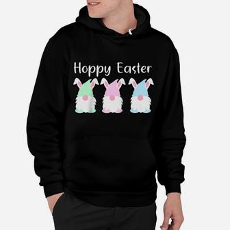 Easter Bunny Gnome Shirt Happy Easter Pun Spring Decor Raglan Baseball Tee Hoodie | Crazezy DE