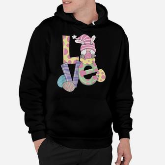 Easter Gnome Girl, Woman And The Word Love Hoodie | Crazezy