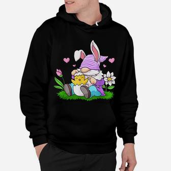 Easter Gnome Shirt Bunny Egg Hunting Women Spring Gnomes Hoodie | Crazezy