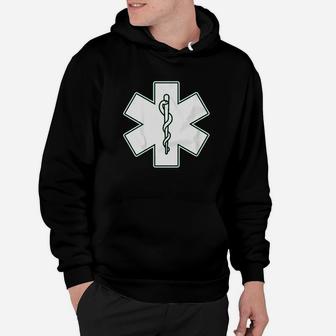Ems Sign Emt Emergency Medical Technician Fitted Hoodie | Crazezy