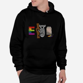 Equality Rainbow Flag Lgbt Gay Pride Gift Koala Hoodie | Crazezy UK