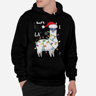 Fa La La Llama Shirt For Women Men Kids Gift Llama Christmas Hoodie | Crazezy