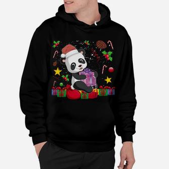 Family Matching Christmas Pajama Panda Lover Santa Xmas Gift Hoodie | Crazezy DE