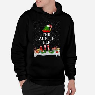 Family Matching Group Christmas The Auntie Elf Hoodie | Crazezy